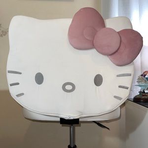 white hello kitty impressions vanity chair